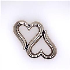 James Avery Heart to Heart Sterling Silver Charm